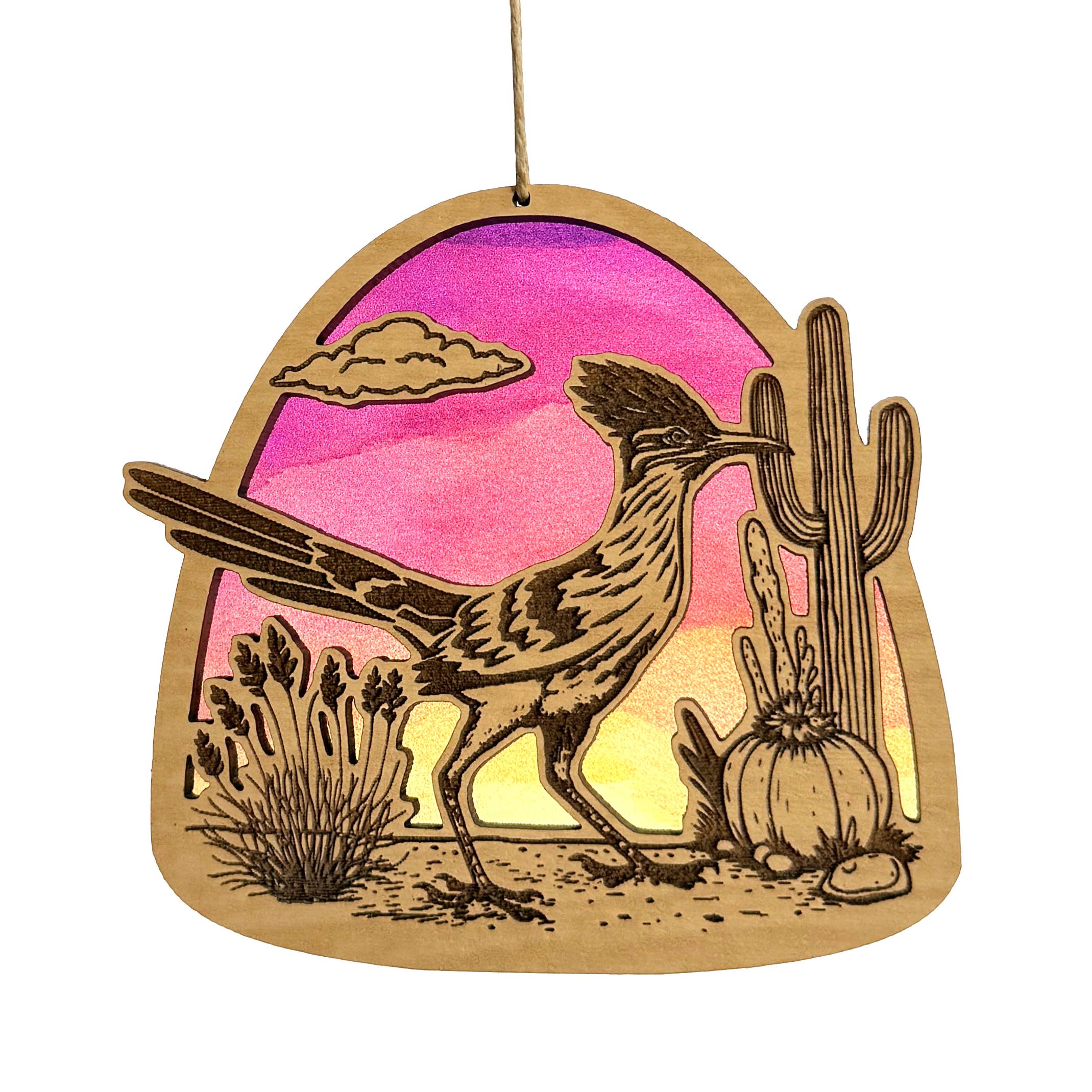 Art by Sharell - Wholesale Ornament Set - Roadrunner Ornament, Desert Animal Ornament0