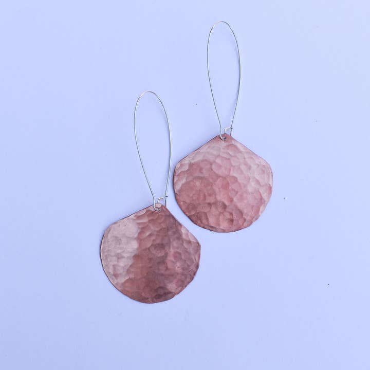 Cascadia Jewlery - Wholesale Dangle Earrings - Moon Drop Earrings - Copper