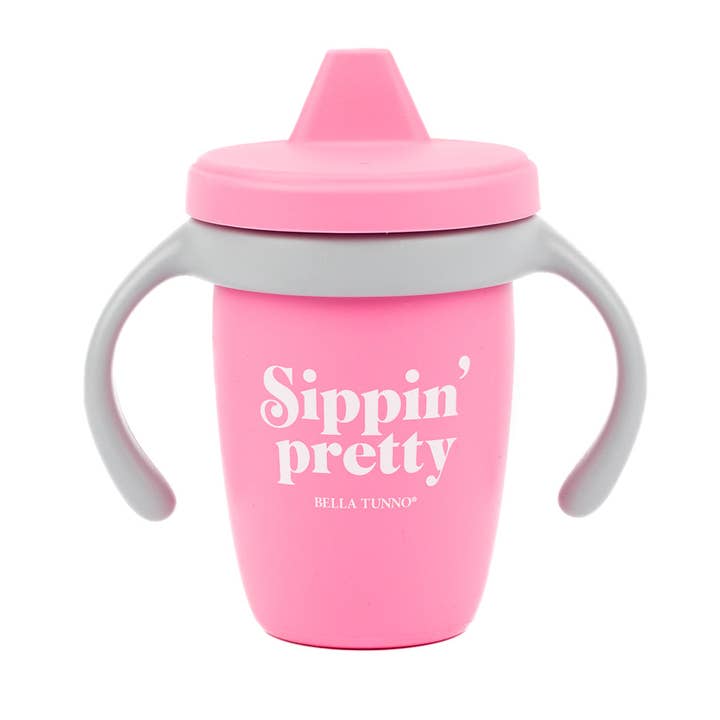 Bella Tunno - Wholesale Drinking Glass/Cup - Kids & Baby - Sippin Pretty Happy Sippy Cup