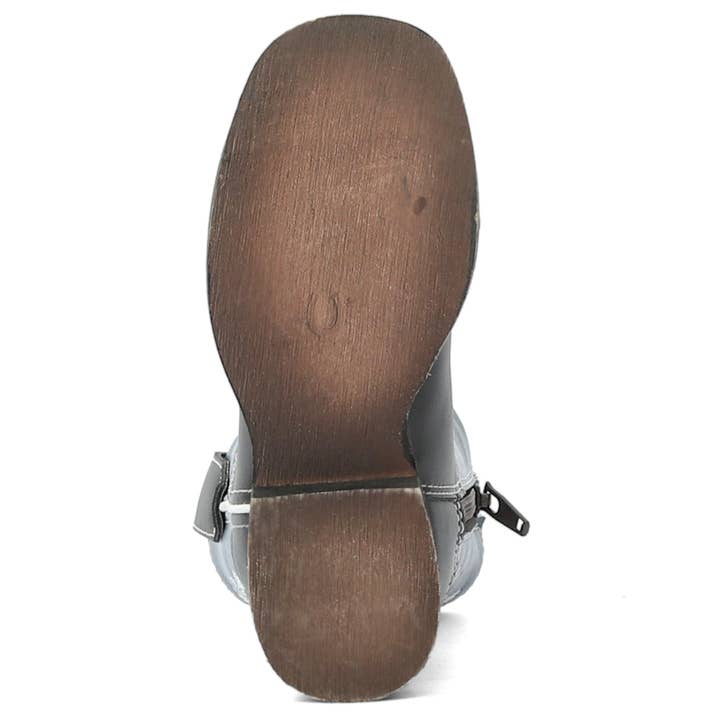 Mocha TuffRider Toddler Yellowstone Rounded Toe Western Boot for wholesale on Faire6