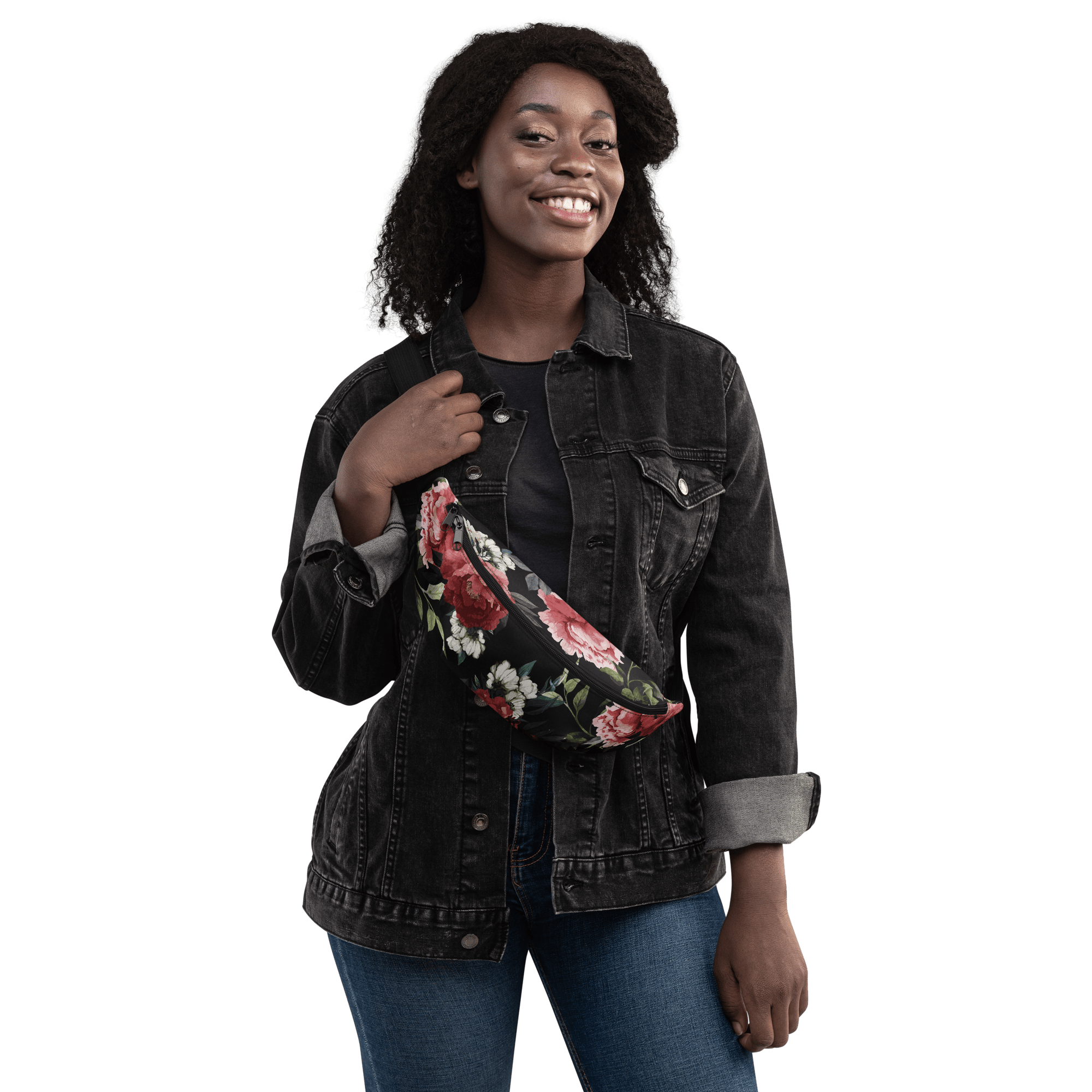 Goth Cloth Co. - Wholesale Belt Bag - Women's - Mourning Rose Fanny Pack1