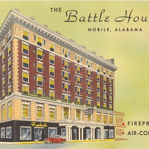 Found Image Press - Venta al por mayor Ilustración - Impresión de Arte AL-135 La Casa de la Batalla, Mobile0