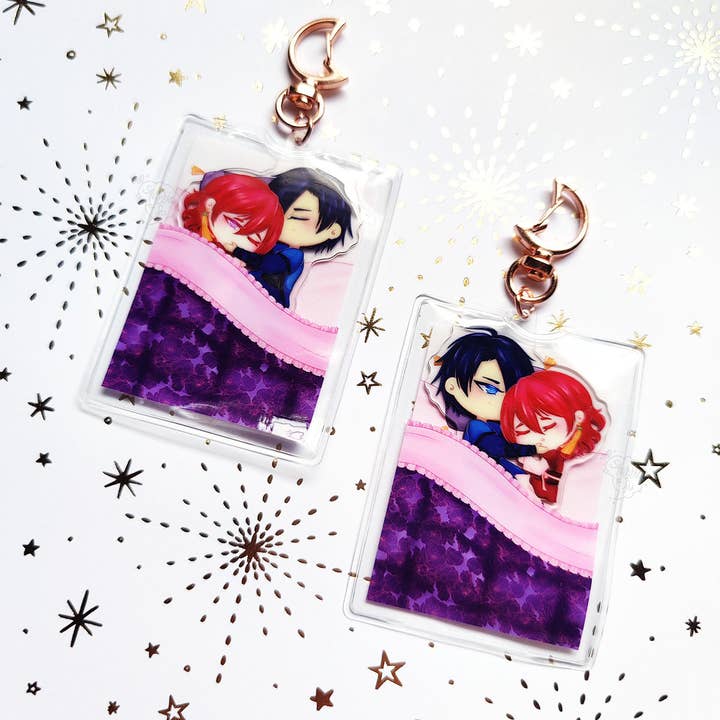 Bonne nuit HaKyona | Akatsuki no Yona | Pochette en PVC et breloque en acrylique pour la vente par squibblefu