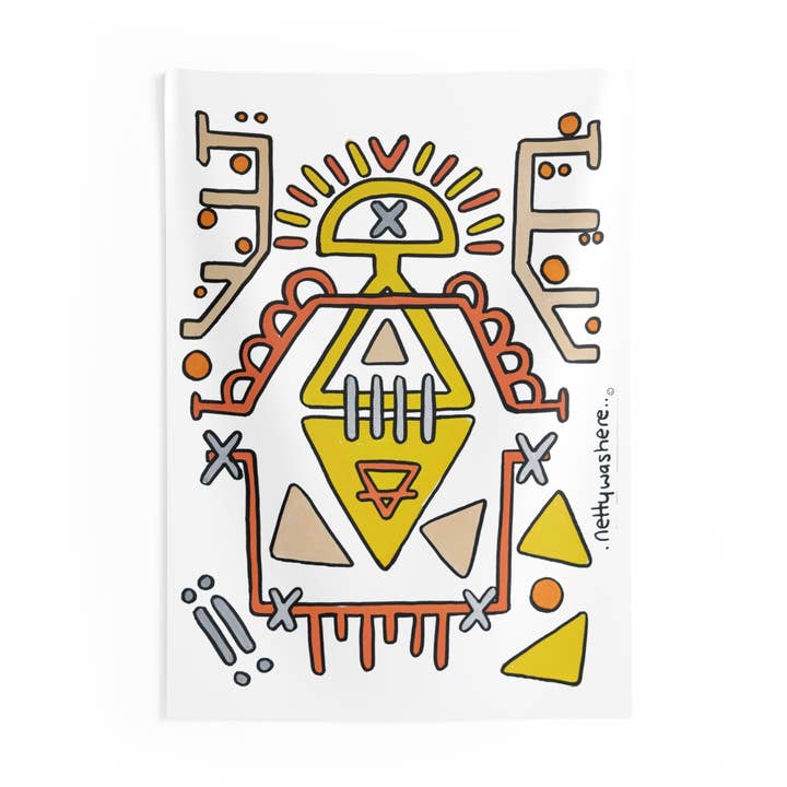 Netty Was Here - Wholesale Tapestry/textile - Indoor Wall Tapestries0