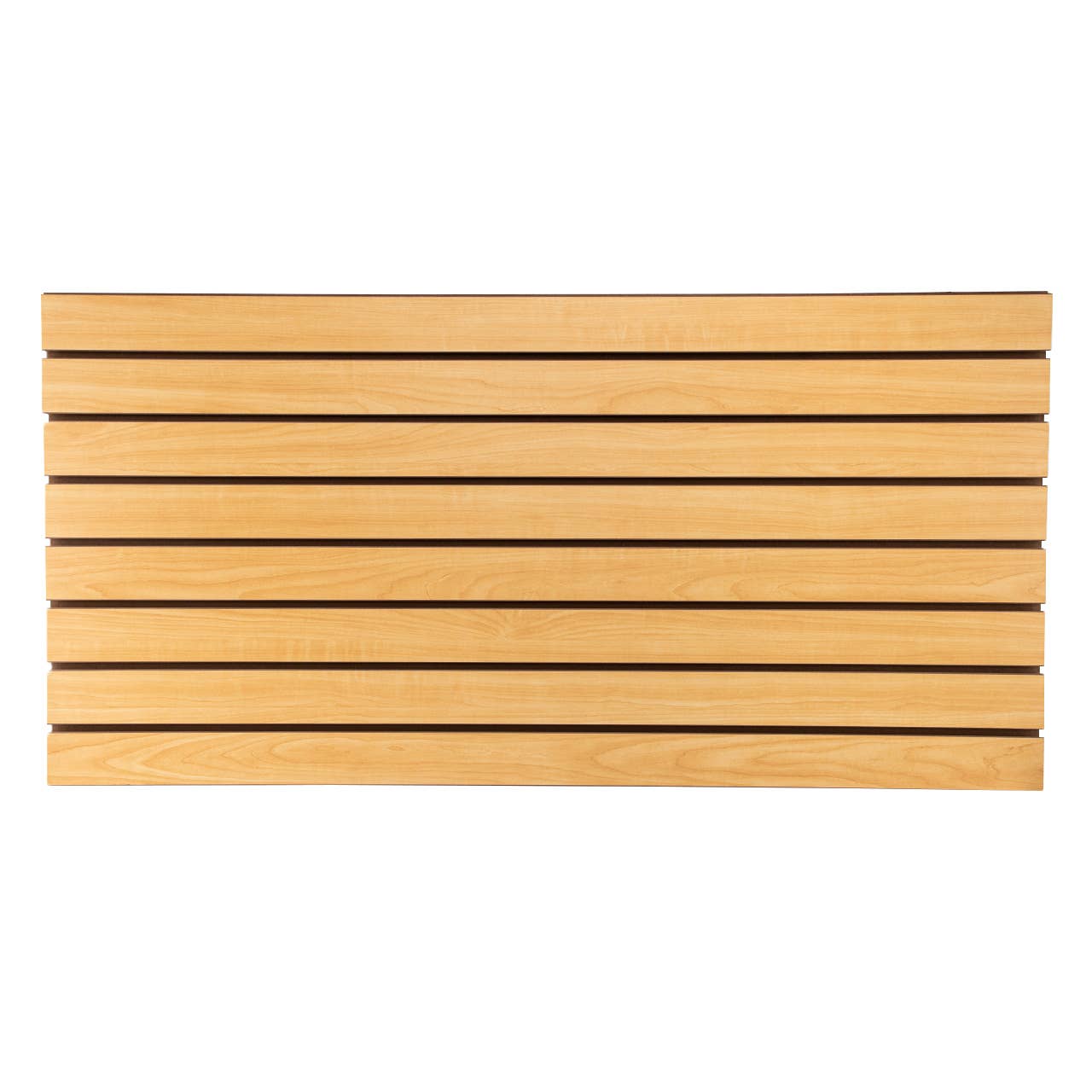 Store Supply Warehouse - Wholesale Retailer Display - Accessories - 2' X 4' Maple Horizontal Slatwall Easy Panels - Pack Of 2 1