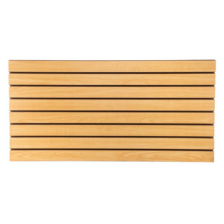 Store Supply Warehouse - Wholesale Retailer Display - Accessories - 2' X 4' Maple Horizontal Slatwall Easy Panels - Pack Of 2 1