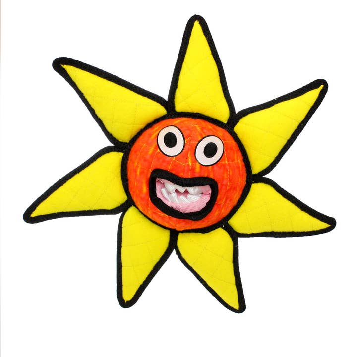 Tuffy Alien Ball Flower - Red for wholesale by Tuffy Dog Toys - VIP Products