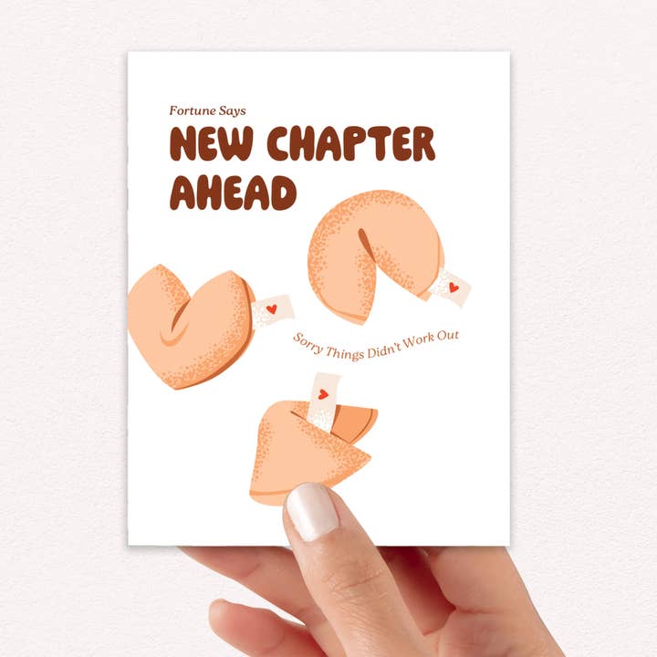 Cute Asian Cards - Wholesale Sympathy Card - Fortune Cookie Divorce Cards | Chinese Asian Break Up Greetings for Friends4