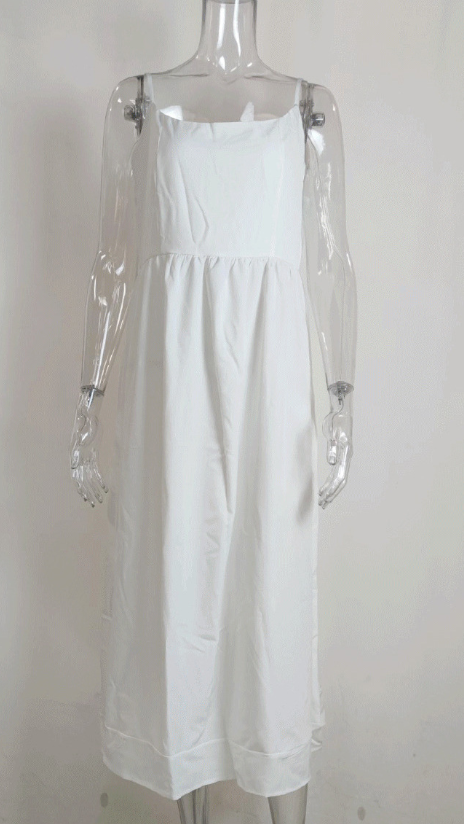 HIDDENBRAND - Wholesale Dress - Women's - Marine Life print spaghetti strap sundress10