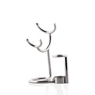 Chrome Compact Brush & Razor Stand(s) for wholesale by St James of London