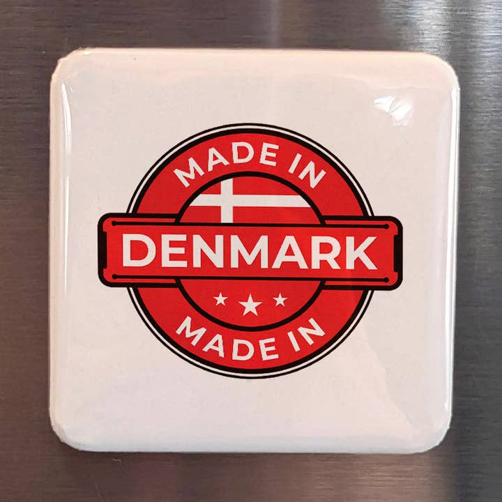Made in Denmark Fridge Magnet for wholesale by PhiloPerse