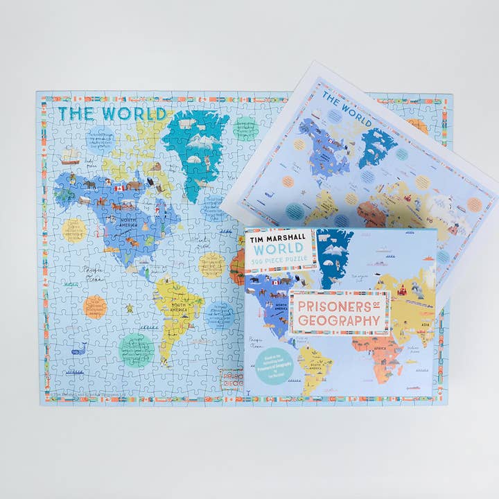 All Jigsaw Puzzles – wholesale Puzzle – Adult – Prisoners of Geography World Map 500 Piece Jigsaw Puzzle