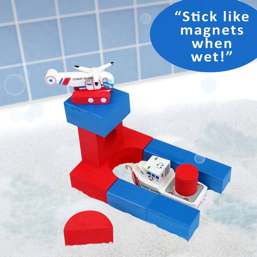 Coast Guard Boat & Helicopter for wholesale by Just Think Toys