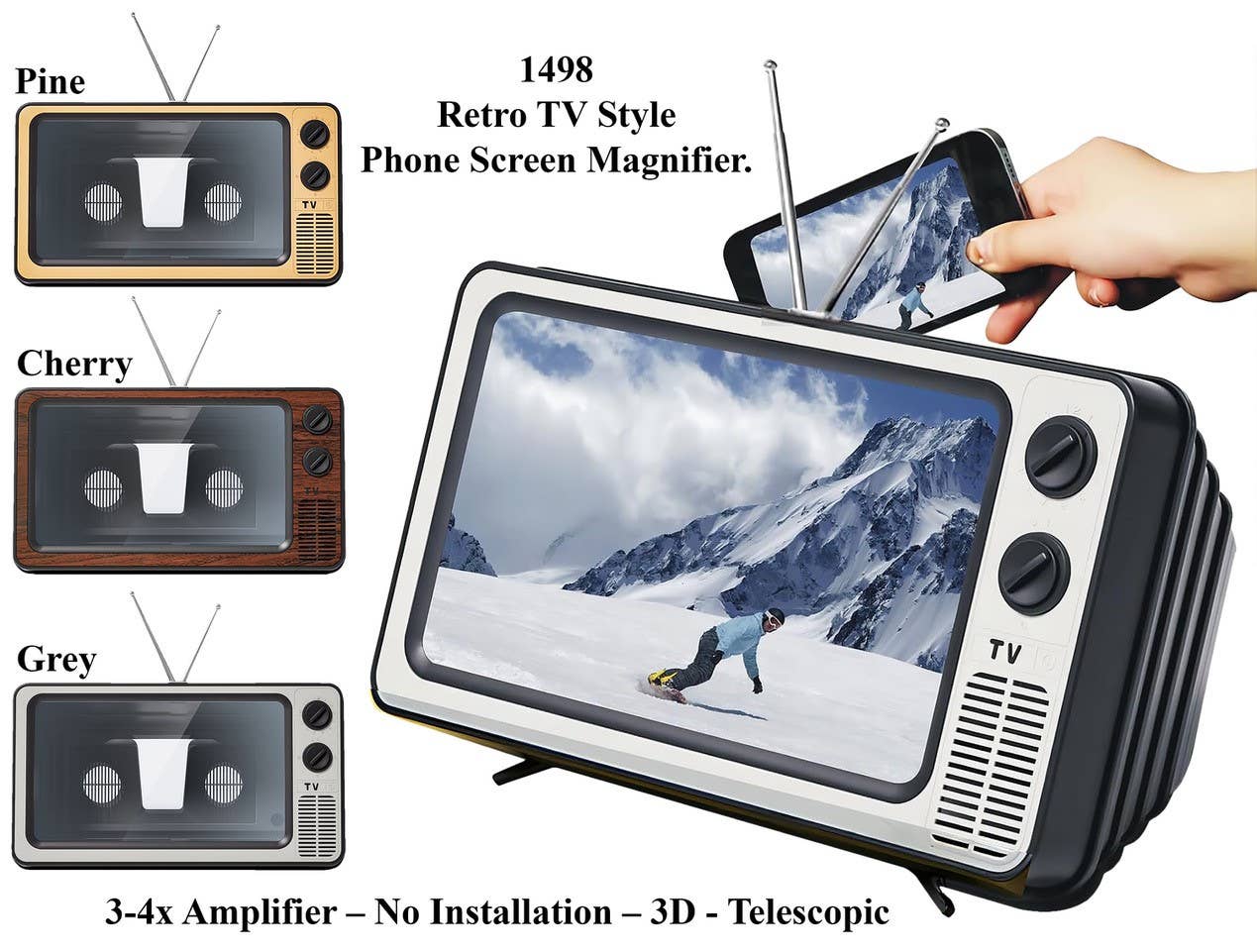 Tech Trendz - Wholesale Magnifying Glass - Retro Screen Magnifier6
