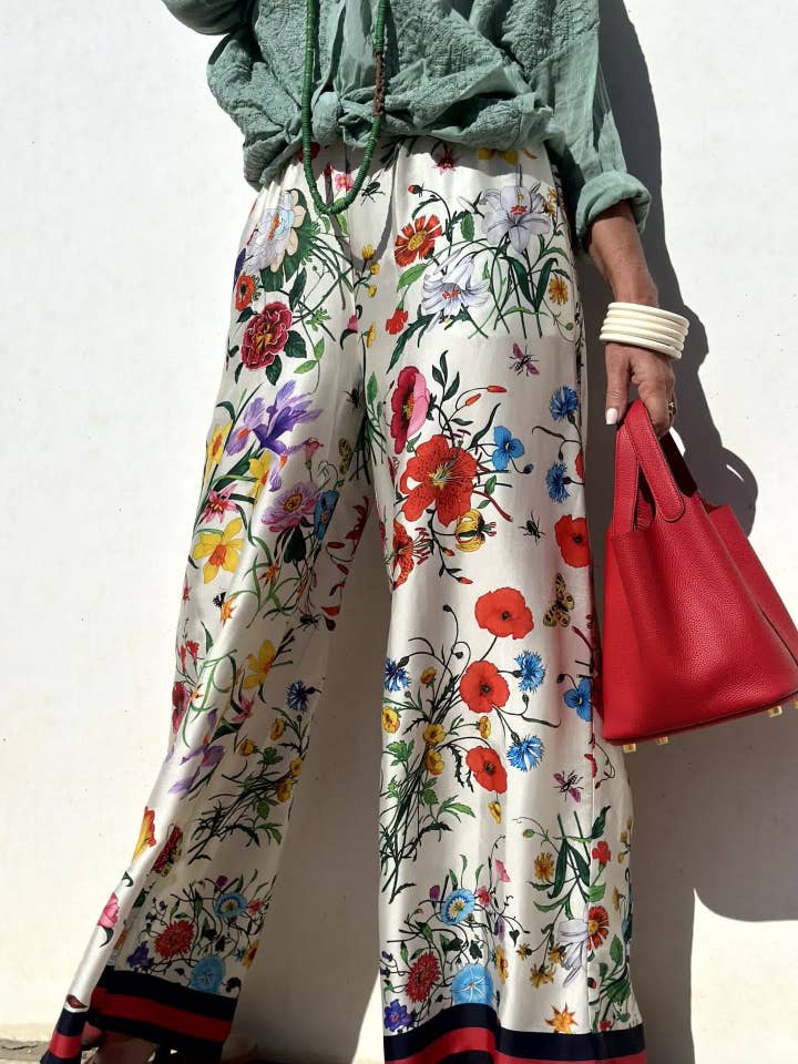Floral Printed Casual Shirt Trouser Set for wholesale on Faire