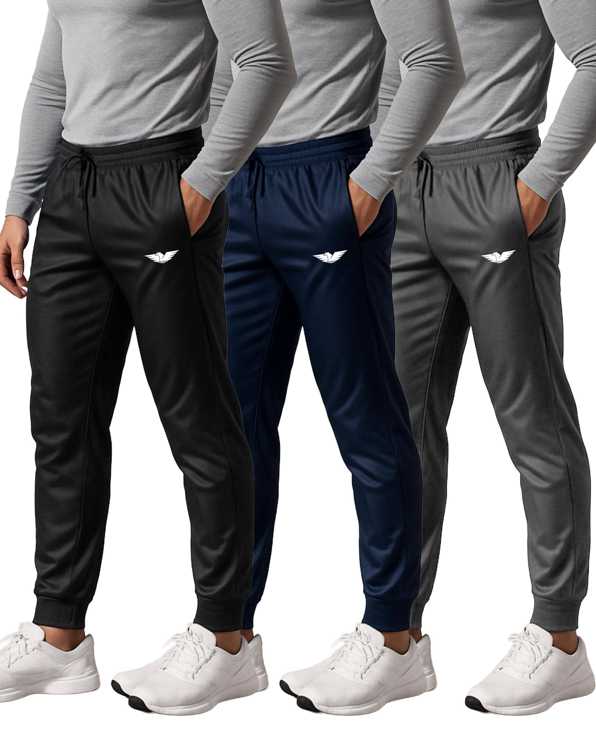 I-Wear Brands - Wholesale Pants – Men's - 3 Pack Men's Track & Training Jogger Pants