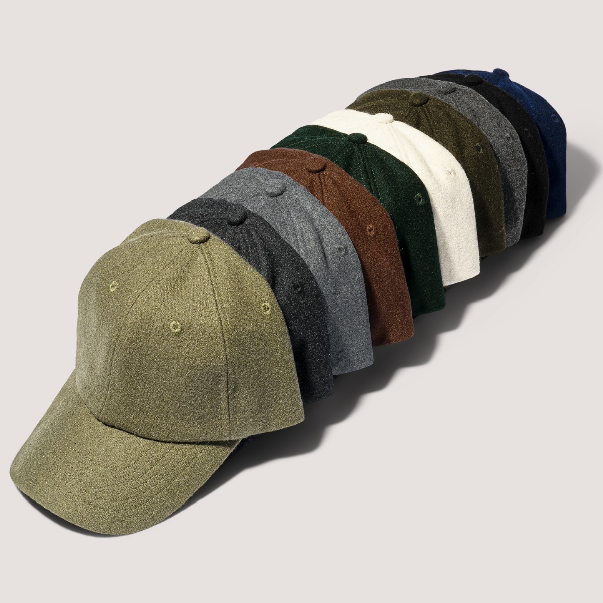 Lift Down - Wholesale Baseball Cap - Unisex -  Wool Classic Cap - 12 Colors3