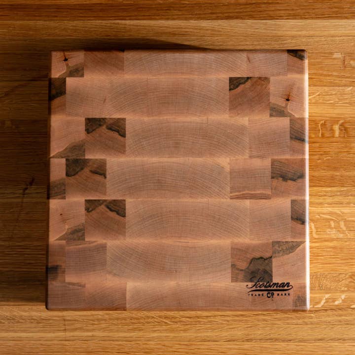Laurel Mercantile - Wholesale Cutting Board - Maple End Grain Square Butcher Block6