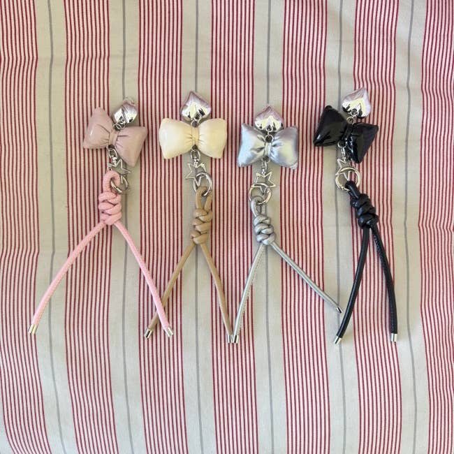 MOND HAUS - Wholesale Keychain - Unisex - Calix Keychain | PU leather rope braided kitschy Ribboncharm7