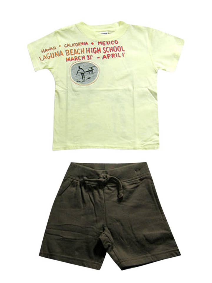 Eastern Off Price – Engroshandel Top- og shortssæt – til børn – Mish Mish småbørn & dreng bomuld kortærmet sæt24