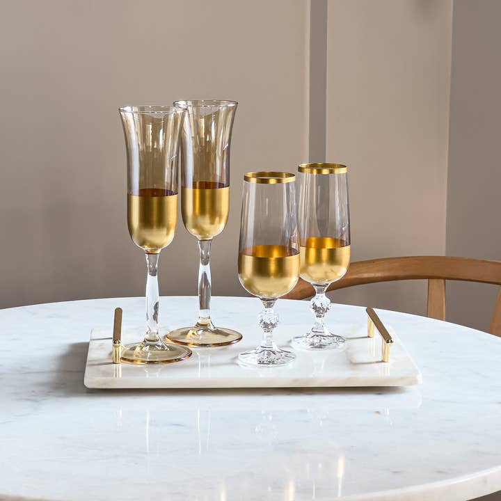 Alegria Glass – wholesale Champagneglas – Miele Vintage Färgad Champagneflöjt