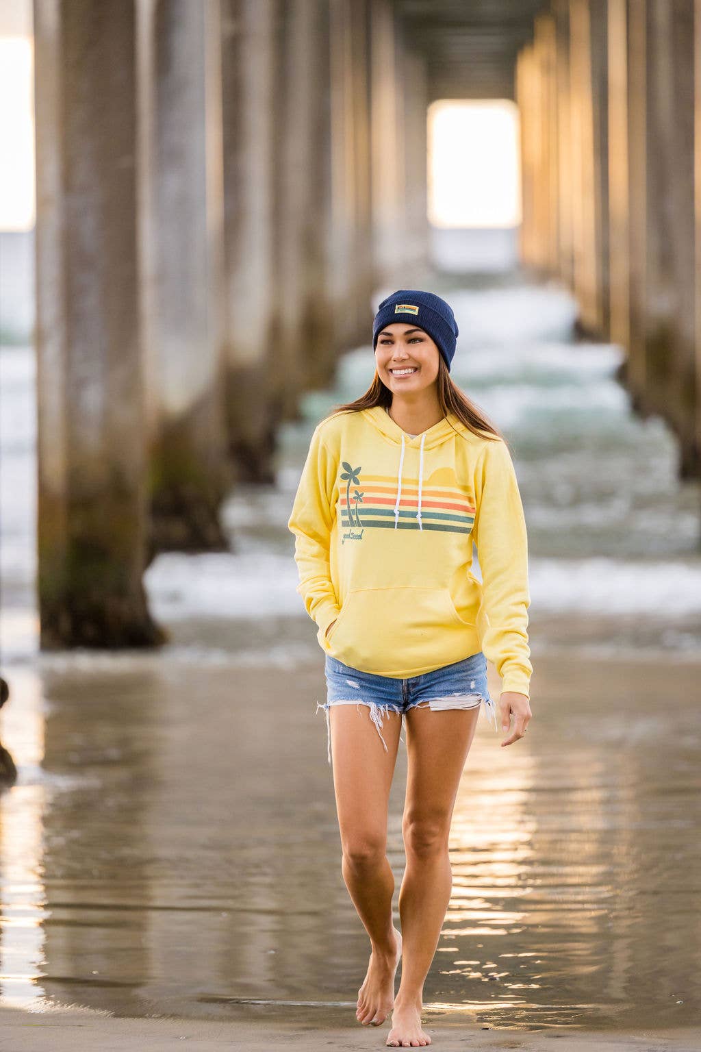 Goodseed Clothing - Wholesale Hoodie - Women's - Rise N Shine Hoodie Yellow1