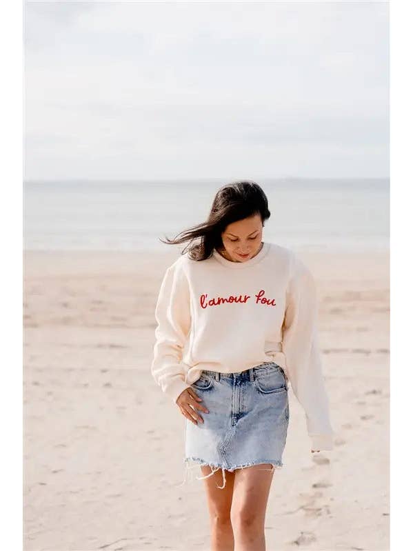 Limky - Wholesale Sweatshirt - Women's - Pregnancy and Nursing Sweatshirt "L'Amour Fou"3