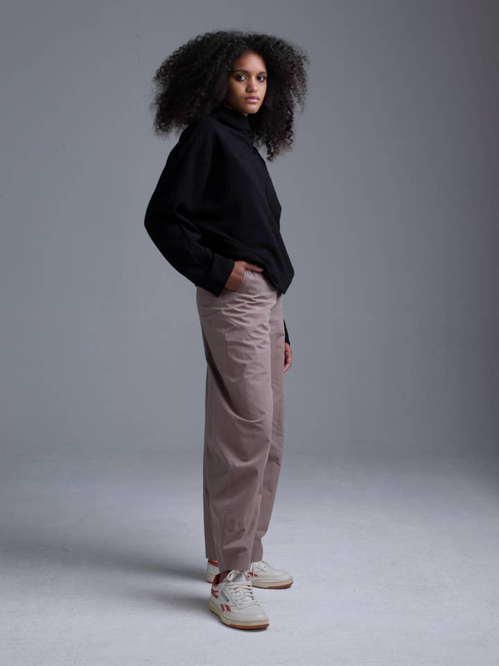 Felpa Crop Con Tagli Asimmetrici per la vendita all'ingrosso da parte di Lerz