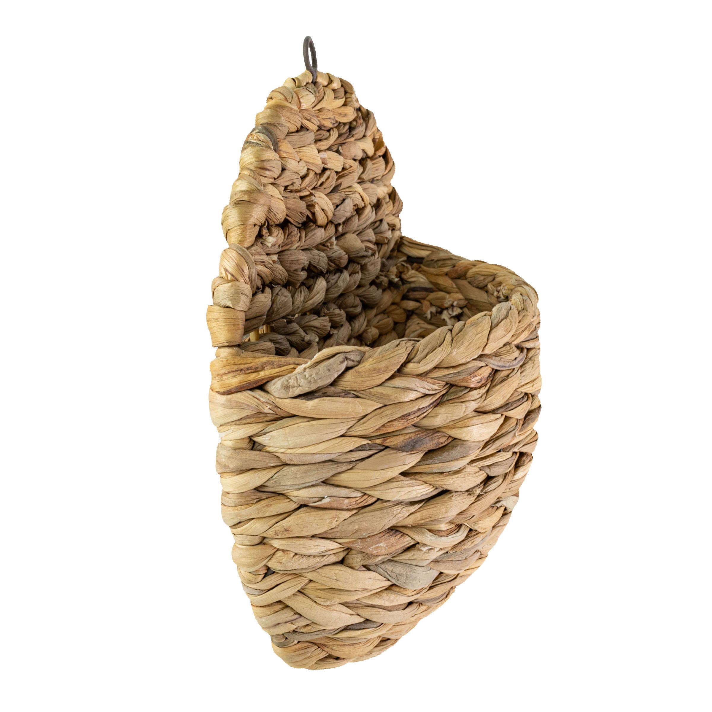 Foreside Home & Garden - Wholesale Wall Accent - SALE - Calliope Braided Wall Pocket Water Hyacinth1