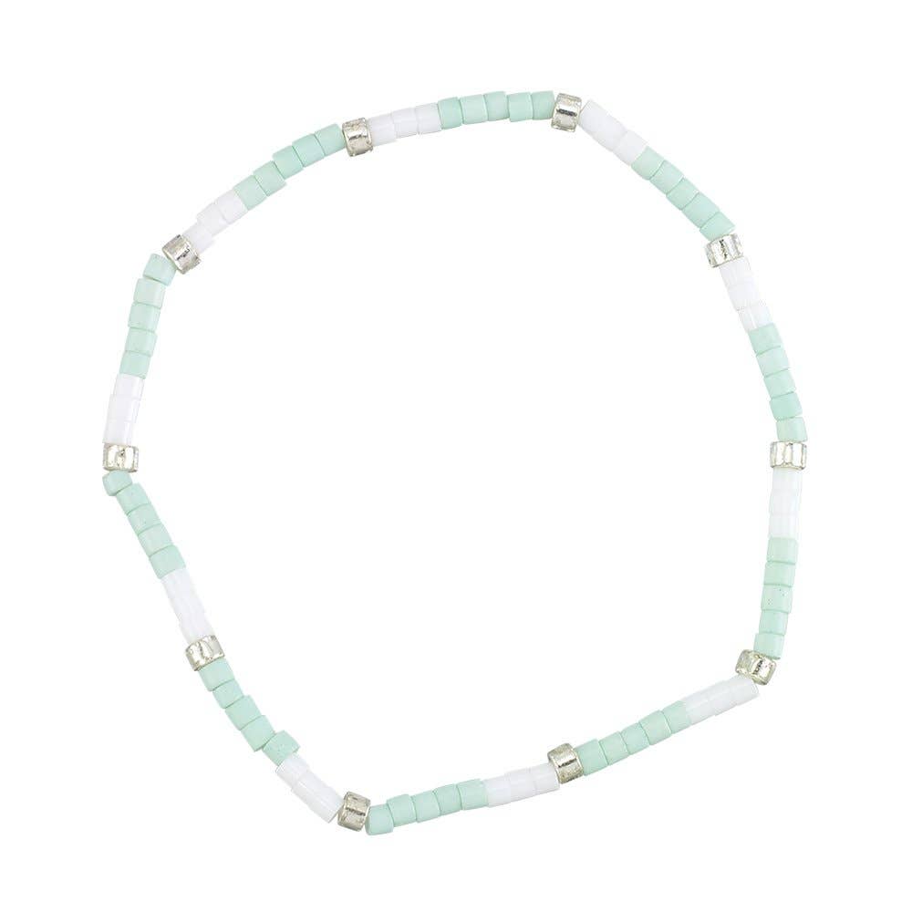 World End Imports Jewelry & Gifts – Großhandel Perlenarmband – BP „Gut für alle“ Ocean 24stc-16