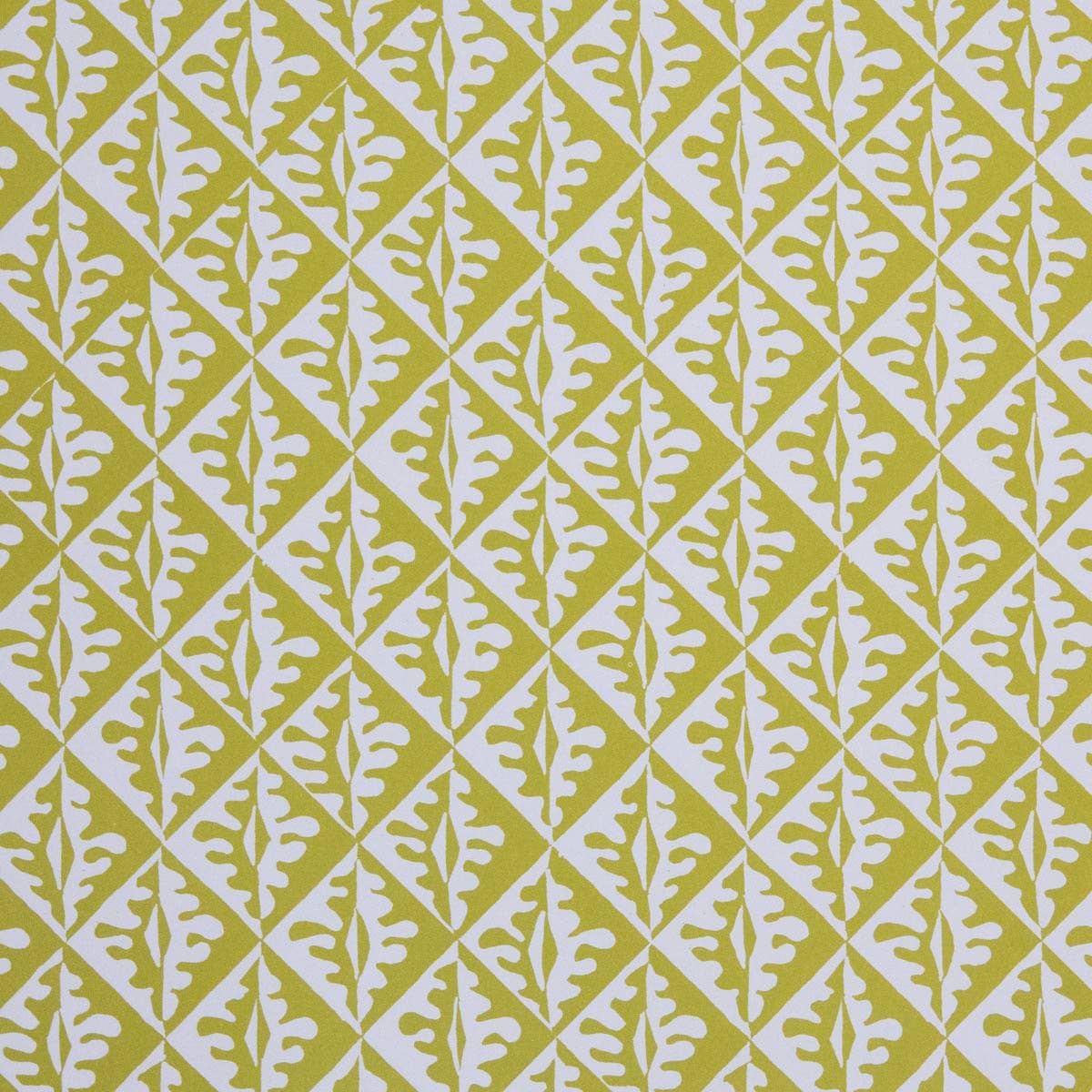 Cambridge Imprint - Wholesale Flat wrap - Patterned Paper Oak Leaves Sap Green2