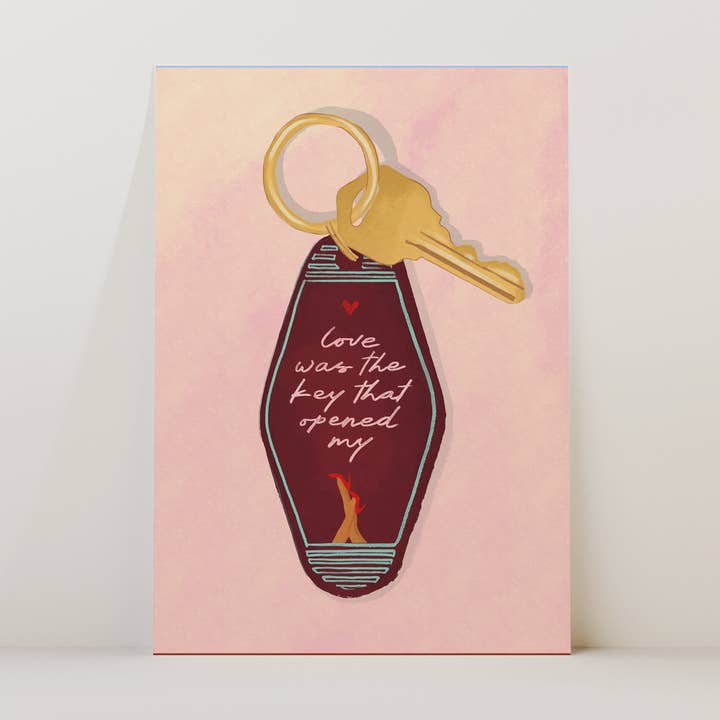 L'amour était la clé impression pour la vente par Illustrated by Weezy