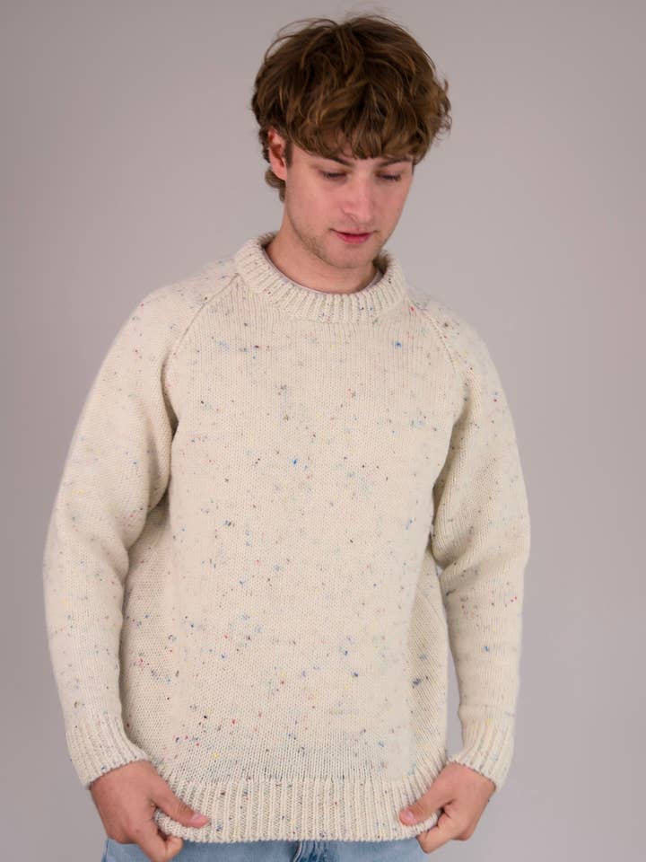 British Wool - Raglan Chunky - Rainbow Nepp for wholesale by Origin Knitwear