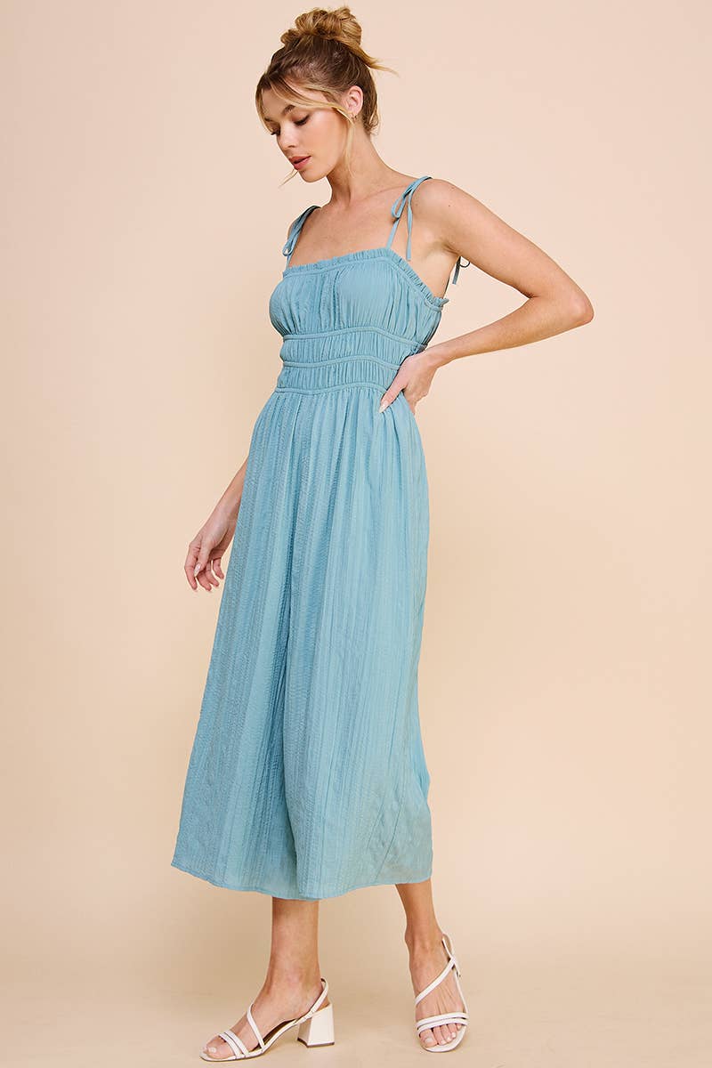 Allie Rose – wholesale Jumpsuit - Dam – Silkeslen ruched Babydoll Jumpsuit13