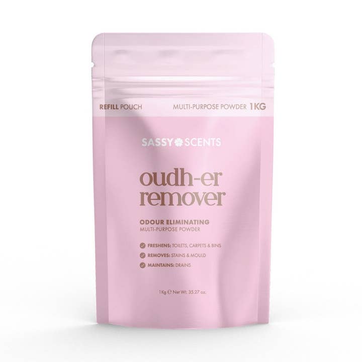 Oudh-er Remover Odour Eliminating Powder Pouches for wholesale by Sassy Scents
