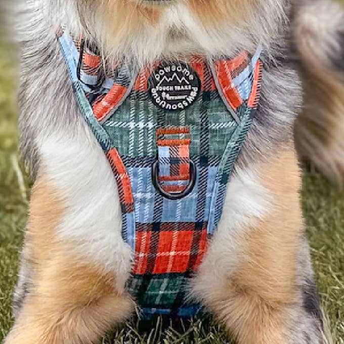 Tough Trails™ Harness - Harvest Plaid for wholesale by Pawsome Paws