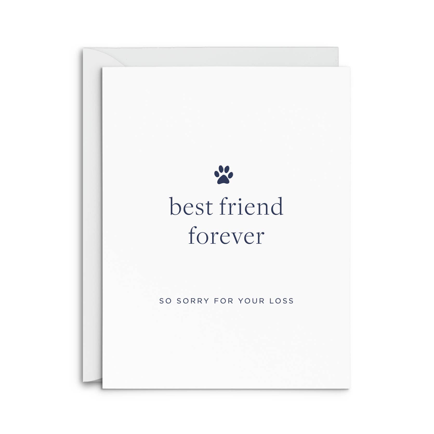 Smitten on Paper - Wholesale Sympathy Card - Best Pet Friend Greeting Card