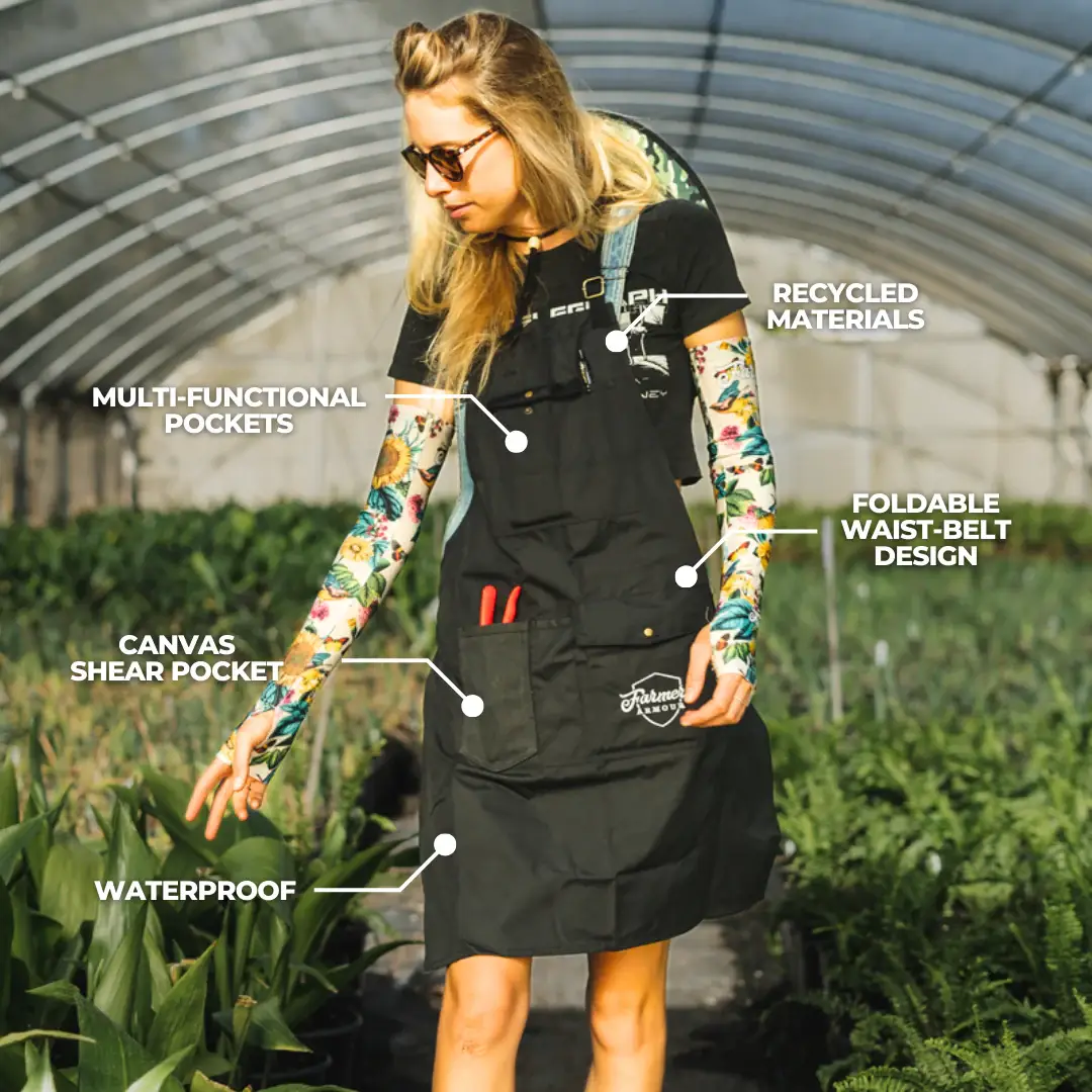 Farmers Defense – wholesale Förkläde – Farm & Trim Lättviktsförkläde - Svart1