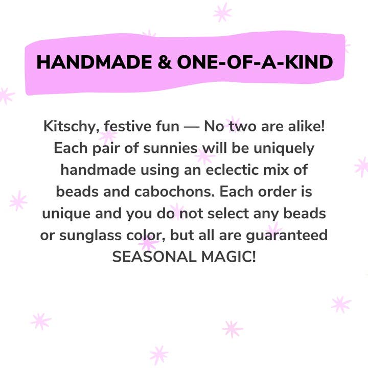 Wake and Make - Wholesale Sunglasses - Kids - Holiday Kitsch Sunnies for girls2