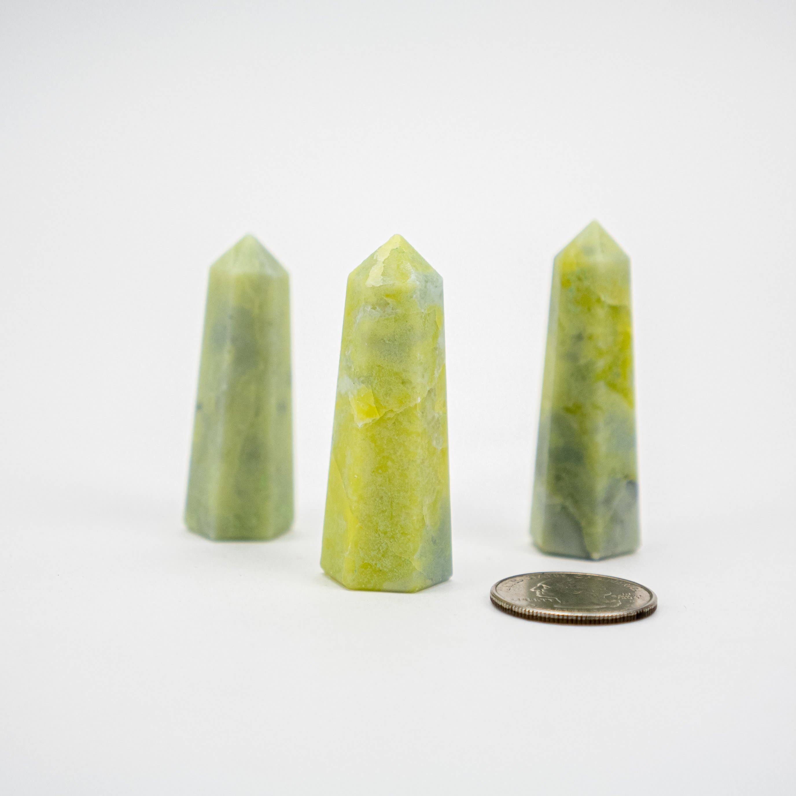 Pelham Grayson Rose - Wholesale Spiritual Stone/Crystal - Tapered Obelisk | Standing Point13