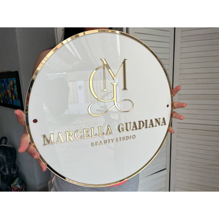 Lasartify – wholesale Wall sign – Round Business Sign