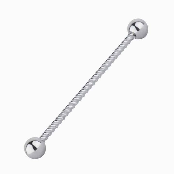 Twist Industrial Barbell for wholesale by oumo jewelry