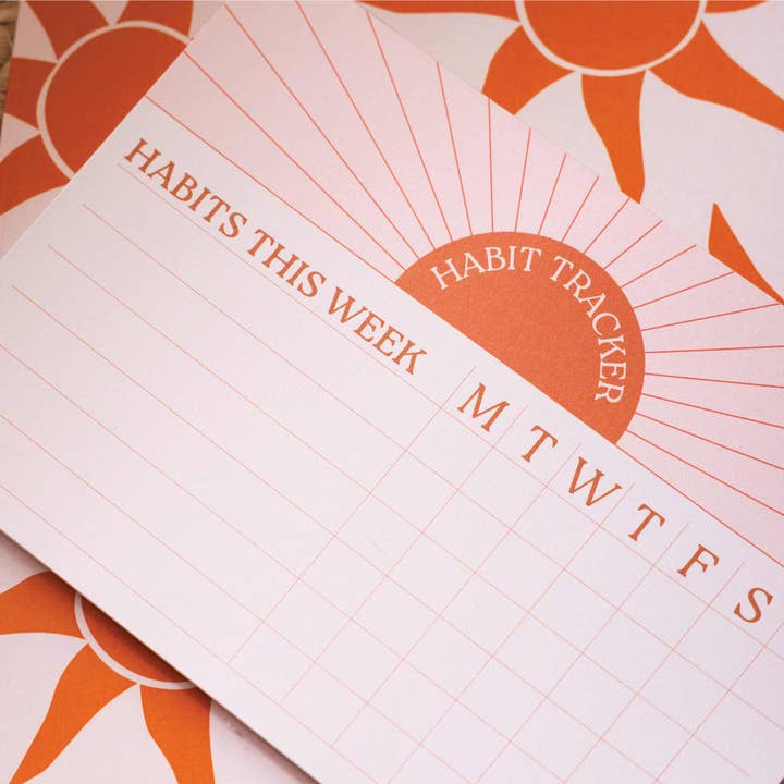 Good Tuesday (Once Upon a Tuesday) - Wholesale Planner - Weekly Habit Tracker Pad | Sun Ray | A61