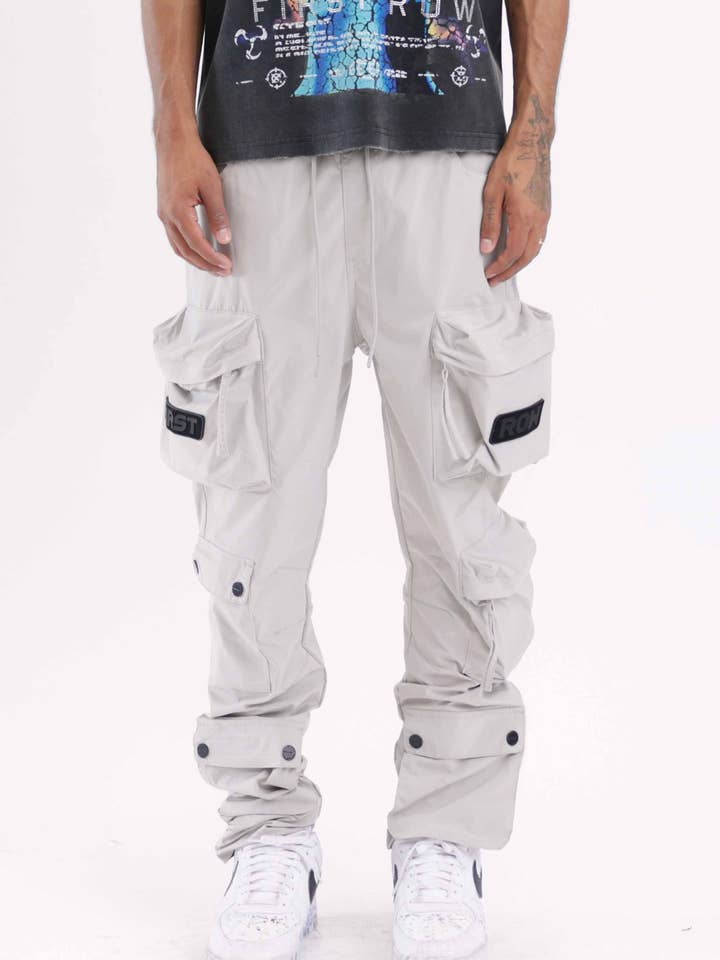 3D Y2K MULTI CARGO PANTS for wholesale by First Row