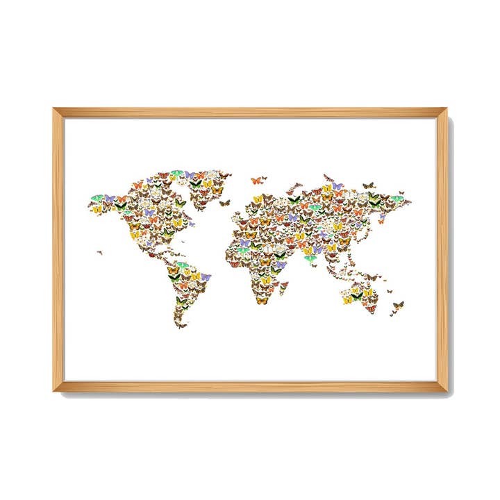 Butterfly Kort Print for engroshandel hos Screech Owl Design