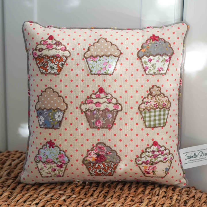 Small cushion cupcake 25x25 cm Isabelle Rose for wholesale by Isabelle Rose