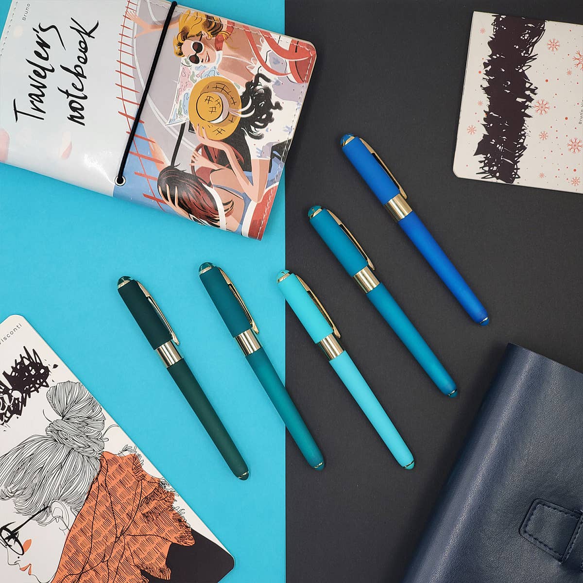 BV by Bruno Visconti - Wholesale Pen - Monaco - Emerald6