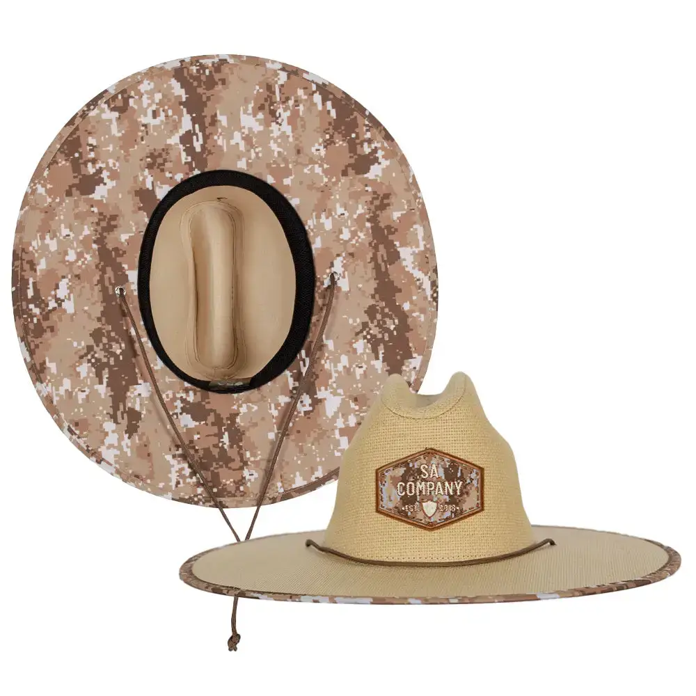 Soul of Adventure - Wholesale Straw Hat - Unisex - Keys Straw Hat / Lifeguard Hat – Wide Brim, UPF 50+9