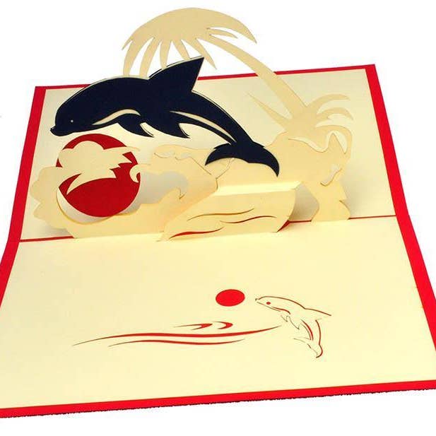 Golfinho 2 por atacado de Henry Pop Up Cards