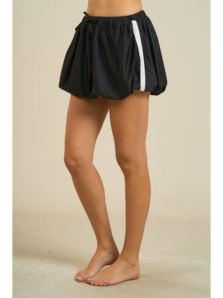 ANWND - Wholesale Shorts - Women's - 6643 Bubble Hem Drawstring Shorts7